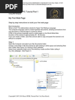 Basic HtmlTutorialP1