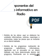 Componentes Del Proceso Informativo en Radio