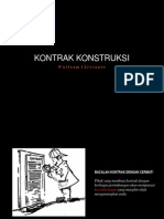 Jenis Kontrak Konstruksi 