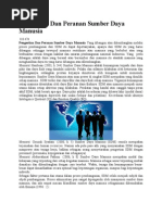 Download Pengertian Dan Peranan Sumber Daya Manusia by Chandra Sugiri SN216567821 doc pdf