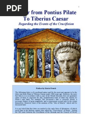Letter From Pilate to Tiberius Caesar