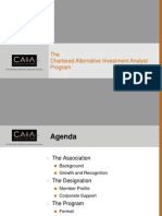 CAIA Programme Overview