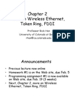 More On Wireless Ethernet, Token Ring, FDDI