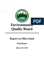 23. March Final Silica Sand Report