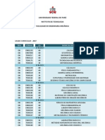 Grade Curricular - 2007