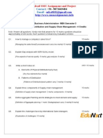 Assignment QP MBA Sales, Distribution and Supply Chain Management MK0010 Summer 2013