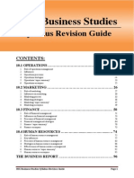HSC Business Studies Syllabus Revision Guide