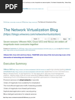 VMware NSX With Cisco