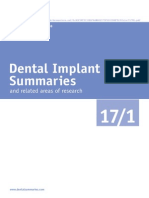 Dental Implant Summaries++++