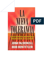 La Nueva Tolerancia Josh Mcdowell