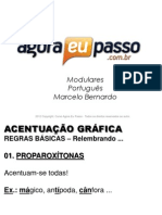AEP2011 - Portugua¦Çs para Concursos (G&T) - AULA 06 - Acentuaa¦üÔêåo GrÔÇáfica
