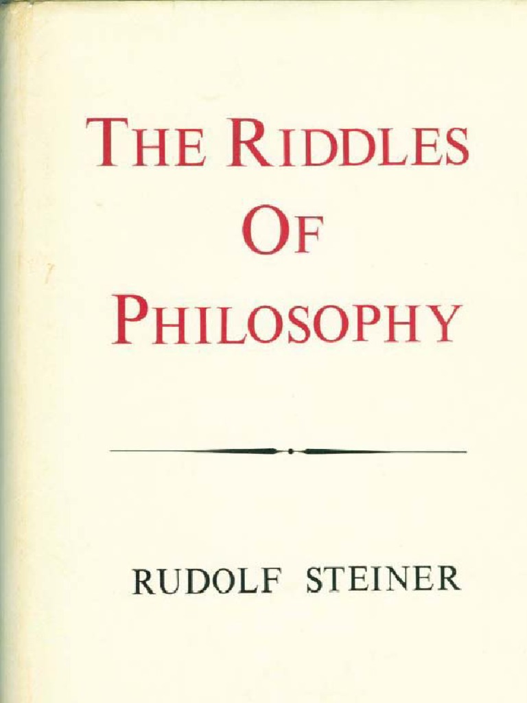 The Riddles of Philosophy PDF