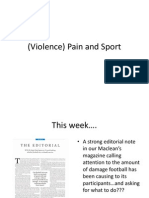 Pain and Sport
