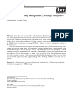 CRM - A Strategic Perspective PDF
