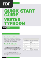 Vestax Typhoon Quickstart Guide for Serato DJ