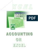 Accounting on EXCEL