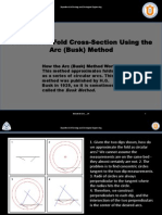 Construct Fold Cross-Section Using Arc Method
