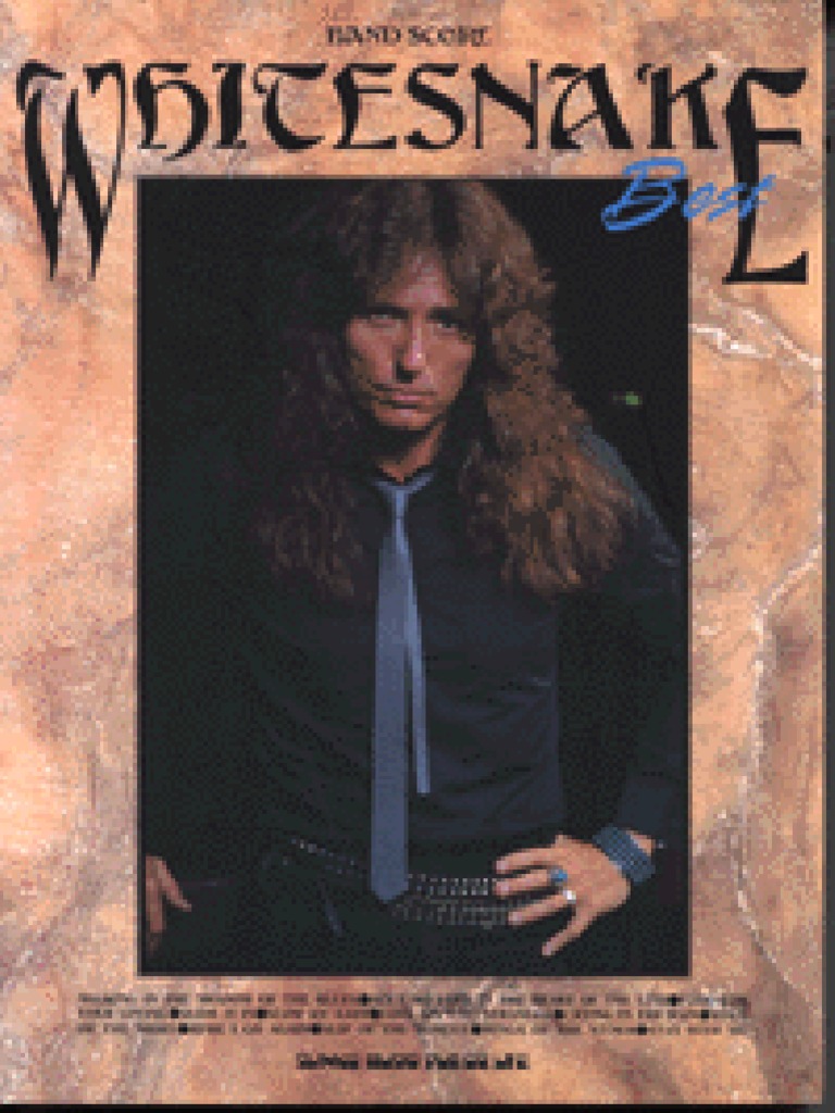 Whitesnake Best of(Guitar Tab Songbook) Jazz Music Entertainment
