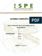 Viscosidad Vs Temperatura