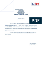 Department of Education Region V (Bicol) Division of Albay Rapu-Rapu East District Rapu-Rapu, Albay Mananao Elementary School