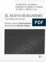 Brockman John El Nuevo Humanismo y Las Fonteras de La Ciencia PDF