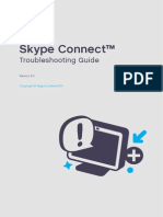 Skype Connect Troubleshooting Guide