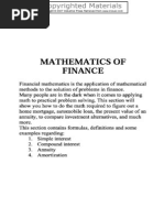 Mathematics of Finance: 3. Annuity 4