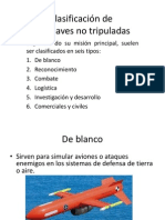 Clasificación de Aeronaves No Tripuladas