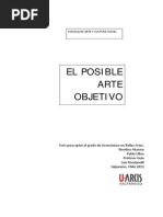 El Posible Arte Objetivo. Tesis