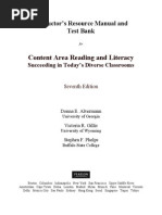 Download Instructor Manual for Content Area Reading  Literacy by lorijackman SN216675693 doc pdf