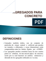 Agregados para Concreto Powerpoint