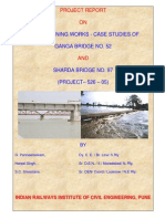River Training Works - Case Studies of Ganga Bridge No. 52: Project Report ON