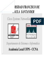 Universidad Francisco de Paula Santander Cisco Systems Networking Academy