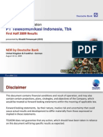 Download Telkom Non Deal Roadshow presentation Deutsche Bank Aug 10-122009 by prakoso SN21669615 doc pdf