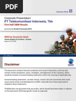 Download Telkom Non Deal Roadshow presentation Deutsche Bank Aug 10-122009 by prakoso SN21669615 doc pdf