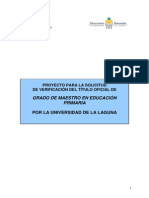 Proyecto Grado Maestro en Educacion Primaria PDF