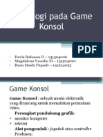 Teknologi Pada Game Konsol