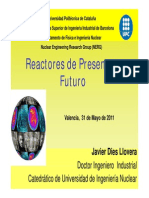Reactores de Presente y FuturoJavier Dies