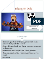 immigration quiz r