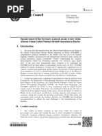 Strategic Review of the UNAMID Mission