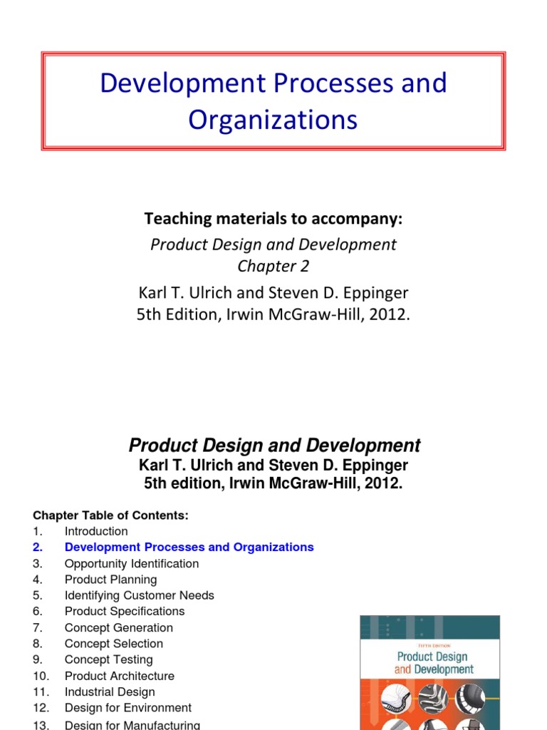 Development Processes in Product Design | PDF | Prototype | New Product ...