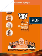 BJP Manifesto 2014 Key Highlights