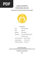 PEMISAHAN SENYAWA ORGANIK :Ekstraksi