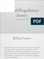 Ethics Presentation Ethicsregulatory