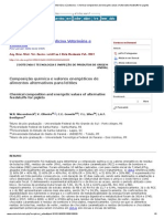 Arquivo Brasileiro de Medicina Veterinária e Zootecnia - Chemical Composition and Energetic Values of Alternative Feedstuffs For Piglets