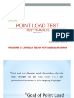 Point Load Test