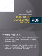 DRM Lecture 5 - Research Process