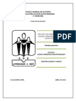 Practica de Observación Escuela Lic. Adolfo López Mateos