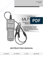 Instruction Manual: Universal Stationary Battery Analyzer