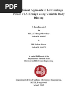 Variable Body Bias Thesis-Libre